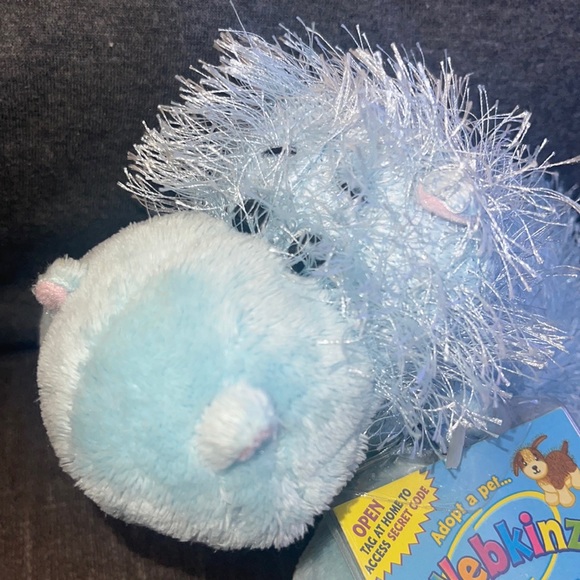WEBKINZ Ganz Baby Blue plush Hippo HM009 Hang/But tag no code stuffed animal - Picture 2 of 15